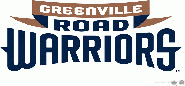greenville road warriors 2010-pres wordmark logo iron on transfers for T-shirts